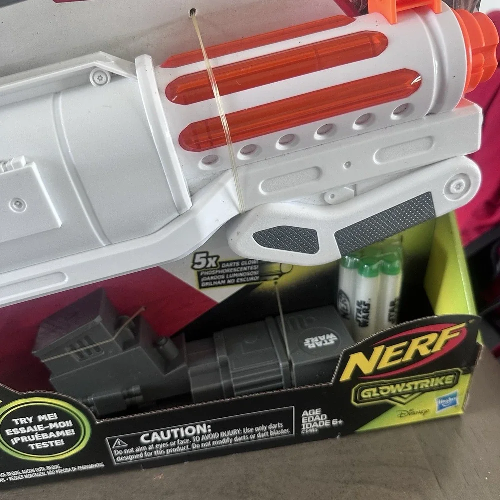 Star Wars 2016 Hasbro NERF‎ Captain Phasma Blaster Electronic Glowstrike Toy Gun